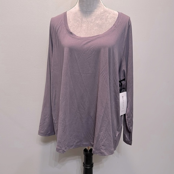 Athleta Tops - Athleta Stratus ll top purple long sleeve tshirt NWT
